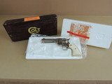 Colt Single Action Army Nickel .44 Special Revolver in the Box (Inventory#10674)
