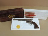 colt single action army nickel .44 special revolver in the box (inventory#10673)
