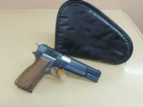 browning belgian hi power 9mm pistol with pouch (inventory#10826)