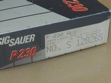 Sig Sauer P230 West German 9mm Pistol in the Box Inventory#10843) - 8 of 8