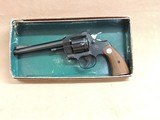 Colt Officers Model Match .22lr Revolver in the Box (Inventory#11014)