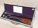 Westley Richards Gold Name 20 Gauge Side by Side Shotgun in the Case (mbllc#11110) - 2 of 24