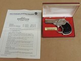 High Standard Nickel .22 Magnum Derringer in Box (mbllc#11087)
