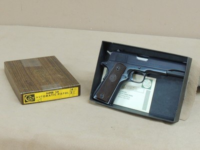 1967 Colt Super 38 Pistol in the Box (mbllc#11089)