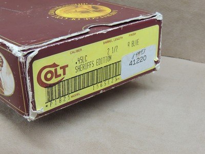 Colt Sheriff's Edition Single Action Army .45lc Revolver in the Box (mbllc#11138) - Image 9 of 9