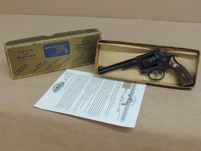 Early Smith & Wesson 1946 K22 Pre Model 17 .22lr Revolver with Box (mbllc#11093)