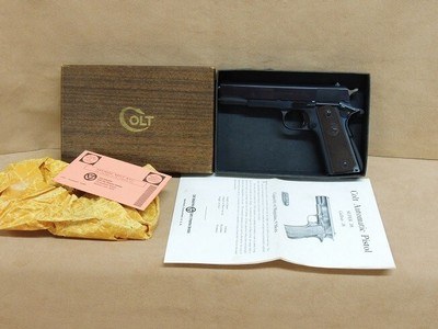 Colt 1968 Super 38 Government Model Pistol in the Box (mbllc#11177)