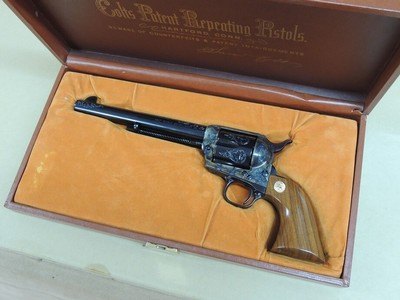 Colt Factory Engraved Single Action Army 45lc (mbllc#11054) - Image 1 of 12