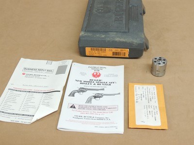 Ruger New Model Single Six Stainless 22lr/22Magnum Dual Cylinder Revolver in the Box (mbllc#11190) - Image 1 of 5