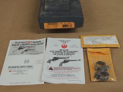 Ruger New Model Super Blackhawk Hunter Stainless 44 Magnum Revolver in the Box (mbllc#11191) - Image 6 of 6