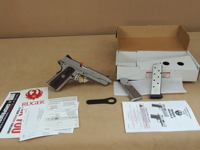 Ruger SR 1911 Stainless .45 acp Pistol in the Box (mbllc#11193) - Image 1 of 7