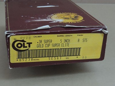 Colt Gold Cup National Match Super Elite .38 Super (mbllc#11033) - Image 11 of 13