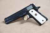 Colt Factory Engraved Series 70 .45 acp Pistol in the Case (mbllc#11210) - Image 4 of 9
