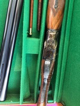 PARKER 12 GAUGE REPRODUCTION TWO BARREL SET WITH CASE - 5 of 13