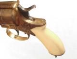 Webley RARE FACTORY ENGRAVED & GOLD PLATED WEBLEY RIC CASED REVOLVER
- 6 of 6