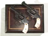 PAIR OF SMITH & WESSONNEW DEPARTURE REVOLVERS WITH FACTORY PEARL GRIPS.38 S&W - 2 of 6