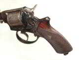 BRITISH TRANTER PATENT DOUBLE ACTION REVOLVER BY "ISAAC HOLLIS, BRIMINGHAM"
.44 caliber
- 6 of 6