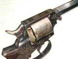 BRITISH TRANTER PATENT DOUBLE ACTION REVOLVER BY "ISAAC HOLLIS, BRIMINGHAM"
.44 caliber
- 5 of 6
