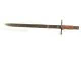 WWII JAPANESE BAYONET W/ BAMBOO SCABBARD & FROG - 5 of 6