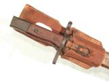 WWII JAPANESE BAYONET W/ BAMBOO SCABBARD & FROG - 2 of 6