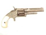 S&W 1 1/2 ENGRAVED REVOLVER - 1 of 6