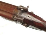 ENGLISH DOUBLE .577 PERCUSSION RIFLE BY- 6 of 14
