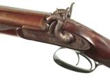 ENGLISH DOUBLE .577 PERCUSSION RIFLE BY- 8 of 14