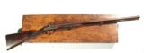 ENGLISH DOUBLE .577 PERCUSSION RIFLE BY- 1 of 14