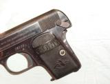 COLT MODEL 1908 HAMMERLESS.25 ACP CALIBER AUTOMATIC PISTOL, 2nd YEAR PRODUCTION - 3 of 6