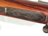 PRE-WAR ENGRAVED GRIFFIN & HOWE MAUSER ACTION
RIFLE, SERIAL NUMBER {10} IN 7X57 CALIBER - 7 of 14