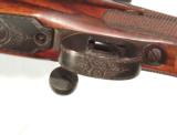 PRE-WAR ENGRAVED GRIFFIN & HOWE MAUSER ACTION
RIFLE, SERIAL NUMBER {10} IN 7X57 CALIBER - 8 of 14