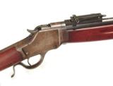 WINCHESTER MODEL 1885 HIWALL MUSKET WITH SCARCE TAKE-DOWN FEATURE. - 2 of 11