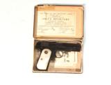 COLT MODEL 1903 POCKET HAMMERLESS AUTOMATIC PISTOL W/ FACTORY PEARL GRIPS - 1 of 8