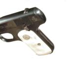 COLT MODEL 1908 HAMMERLESS IN .380 CALIBER WITH FACTORY PEARL GRIPS IN THE BOX - 6 of 12