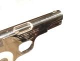 COLT MODEL 1903 POCKET HAMMERLESS IN NICKEL WITH FACTORY PEARL GRIPS - 3 of 7