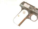 COLT MODEL 1903 POCKET HAMMERLESS IN NICKEL WITH FACTORY PEARL GRIPS - 5 of 7