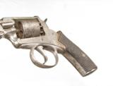 RARE WEBLEY "WEDGE FRAME" PERCUSSION REVOLVER. - 6 of 8