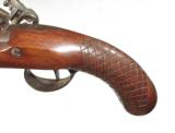 PAIR OF DURRS EGG FLINTLOCK DUELING OR OFFICERS PISTOLS - 14 of 16