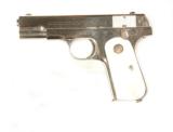 COLT MODEL 1903 FACTORY NICKEL .32 CALIBER AUTO PISTOL WITH FACTORY PEARL GRIPS - 2 of 7