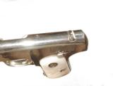 COLT MODEL 1903 FACTORY NICKEL .32 CALIBER AUTO PISTOL WITH FACTORY PEARL GRIPS - 6 of 7