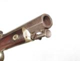 BRITISH GREAT COAT PERCUSSION SINGLE SHOT PISTOL BY "LARBEY, PLYMOUTH" - 6 of 10