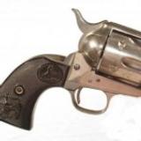 COLT BLACK POWDER SINGLE ACTION ARMY REVOLVER SHIPPED TO J.P. LOWER, DENVER - 5 of 6