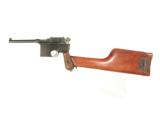 MAUSER C-96 {CONEHAMMER}BROOMHANDLE PISTOL WITH MATCHING STOCK - 1 of 11