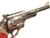 SMITH & WESSON MODEL 25-5 REVOLVER FINISHED IN NICKEL & CHAMBERED FOR .45 COLT CALIBER - 3 of 7