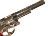 SMITH & WESSON MODEL 25-5 REVOLVER FINISHED IN NICKEL & CHAMBERED FOR .45 COLT CALIBER - 4 of 7