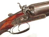 BRITISH 10 BORE DOUBLE HAMMER SHOTGUN BY "WILLIAMS & POWELL" IN IT'S ORIGINAL CASE WITH ACCESSORIES - 4 of 13