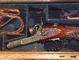 BRITISH 10 BORE DOUBLE HAMMER SHOTGUN BY "WILLIAMS & POWELL" IN IT'S ORIGINAL CASE WITH ACCESSORIES - 13 of 13