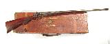 BRITISH 10 BORE DOUBLE HAMMER SHOTGUN BY "WILLIAMS & POWELL" IN IT'S ORIGINAL CASE WITH ACCESSORIES - 9 of 13