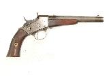 REMINGTON MODEL 1871 ROLLING BLOCK PISTOL ALTERED TO .22 W.R.F. CALIBER - 2 of 11