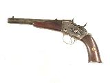 REMINGTON MODEL 1871 ROLLING BLOCK PISTOL ALTERED TO .22 W.R.F. CALIBER - 1 of 11